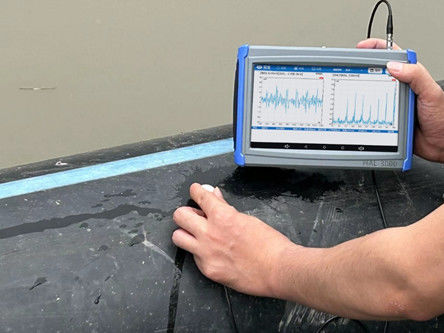 FFT Spectrum RMS ASL เครื่องตรวจจับการรั่วระบายคลื่นเสียงระบายคลื่นแบบสองช่อง