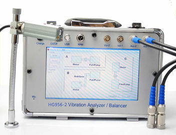 HG956-2 เครื่องวิเคราะห์การสั่นสะเทือน / เครื่องถ่วงการสั่นสะเทือนและการวิเคราะห์สเปกตรัมเสียงรบกวนแบบหลายพารามิเตอร์การตรวจจับข้อบกพร่อง