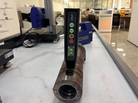 A scan B scan EMAT Air Coupling Ultrasonic Thickness Gauge ที่มีพื้นผิวอุณหภูมิสูง
