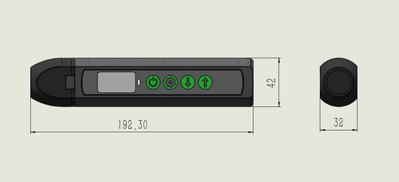 RS485 Ethernet ไม่ติดต่อ ไม่เชื่อมต่อ สะท้อนเสียงเดียว สะท้อนเสียงคู่ EMAT เครื่องวัดความหนาด้วยเสียงฉีด ultrasonic TG-14D