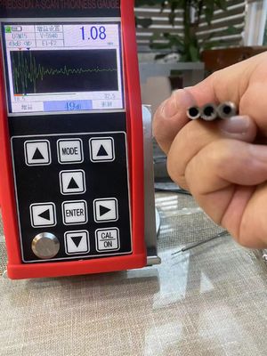 A สแกน B สแกน 0.001mm ความละเอียด htigh ขาดเคลือบวัดความหนา Ultrasonic