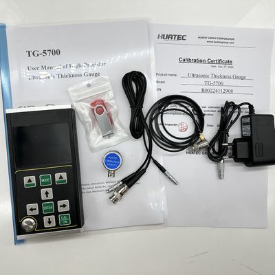 เครื่องวัดความหนาอัลตราโซนิกแบบพกพาน้ำหนักเบาพร้อมความถี่การวัด 4hz 8hz 16hz