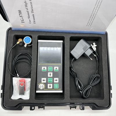 เครื่องวัดความหนาอัลตราโซนิกแบบพกพาน้ำหนักเบาพร้อมความถี่การวัด 4hz 8hz 16hz